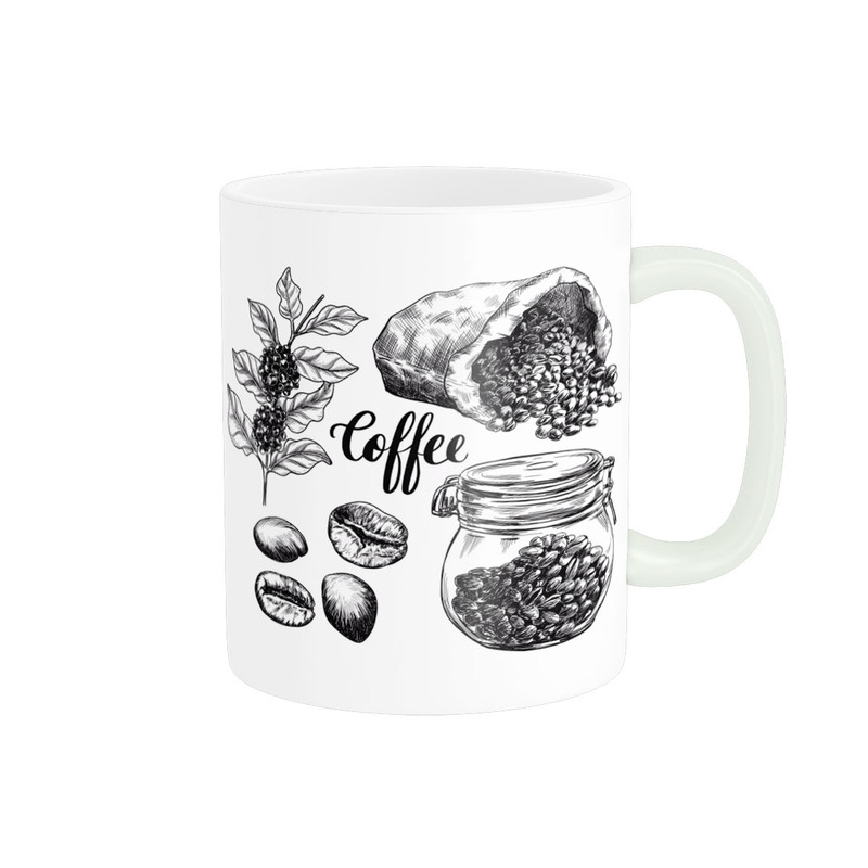ماگ ( جعبه کادویی رایگان)  پادآفرین طرح  قهوه و کافی Coffee کد 1442