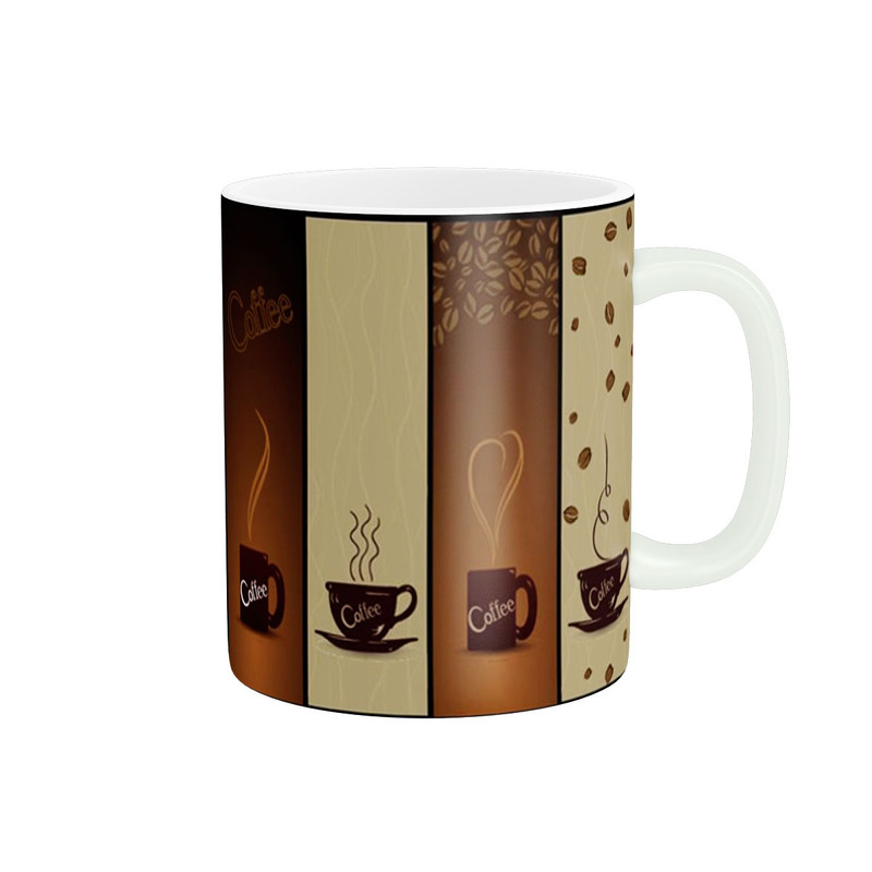 ماگ ( جعبه کادویی رایگان)  پادآفرین طرح  قهوه و کافی Coffee کد 1449