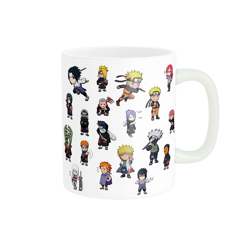 ماگ ( جعبه کادویی رایگان)  پادآفرین طرح انیمه ناروتو شیپودن Naruto Shippuden کد 0854