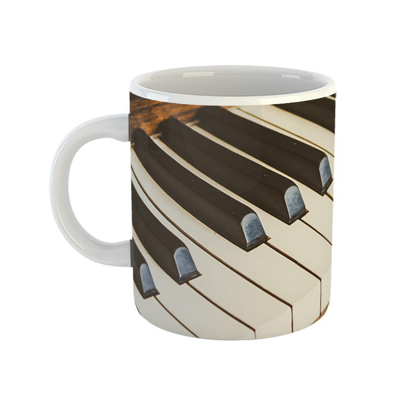 ماگ ( جعبه کادویی رایگان)  طرح Piano
