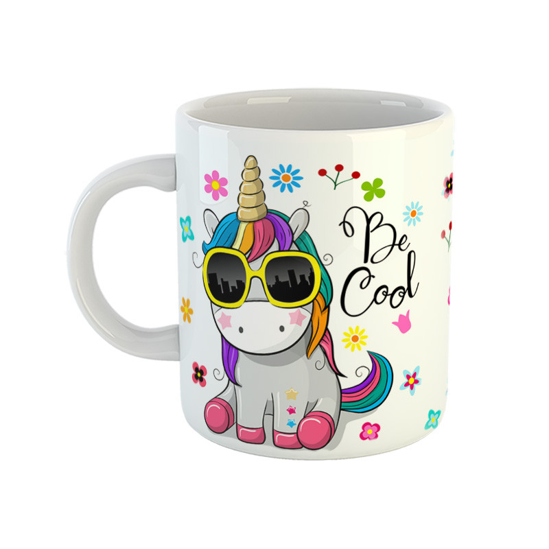 ماگ ( جعبه کادویی رایگان)  مدل یونیکورن طرح Unicorn4