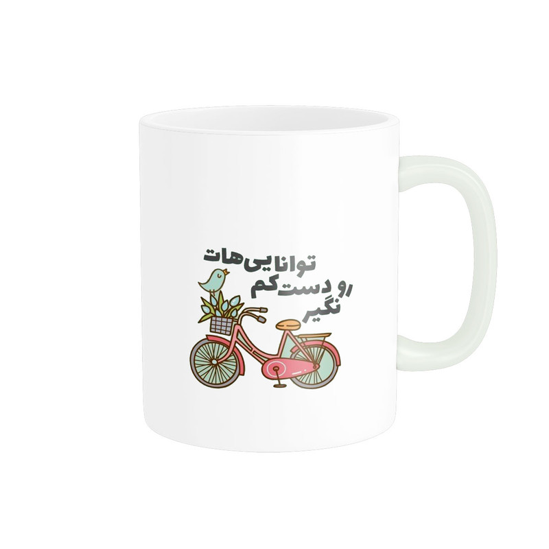 ماگ ( جعبه کادویی رایگان)  پاد آفرین مدل طرح نوشته انگیزشی فانتزی پینترستی کیوت کد 425