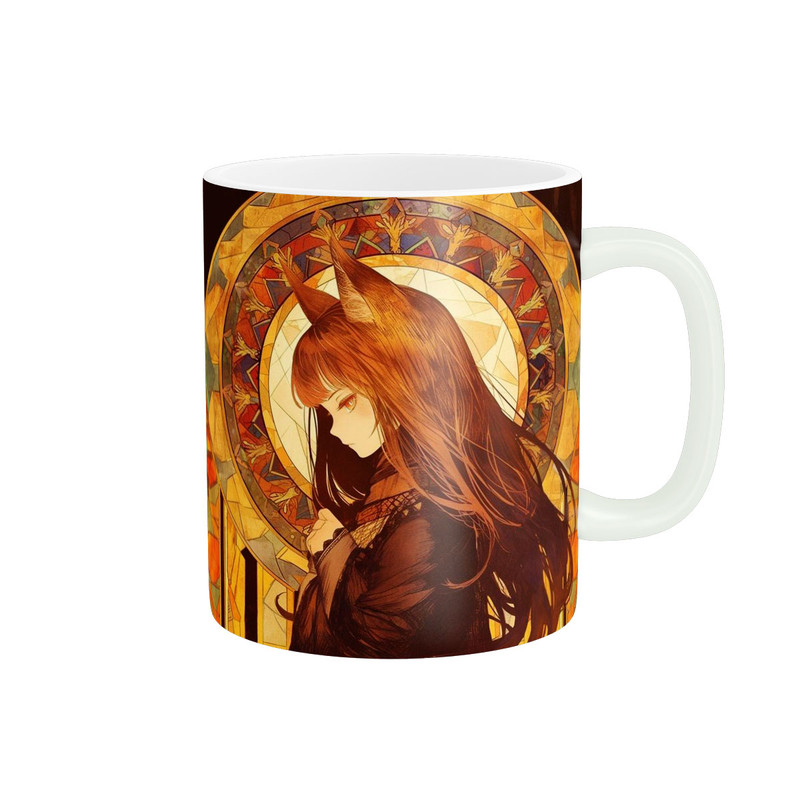 ماگ ( جعبه کادویی رایگان)  پادآفرین مدل انیمه Spice and Wolf کد 4964