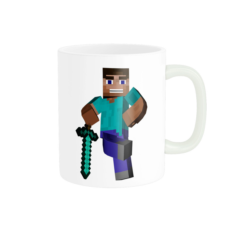ماگ ( جعبه کادویی رایگان)  استلار طرح گیم ماینکرافت Minecraft  کد 0553