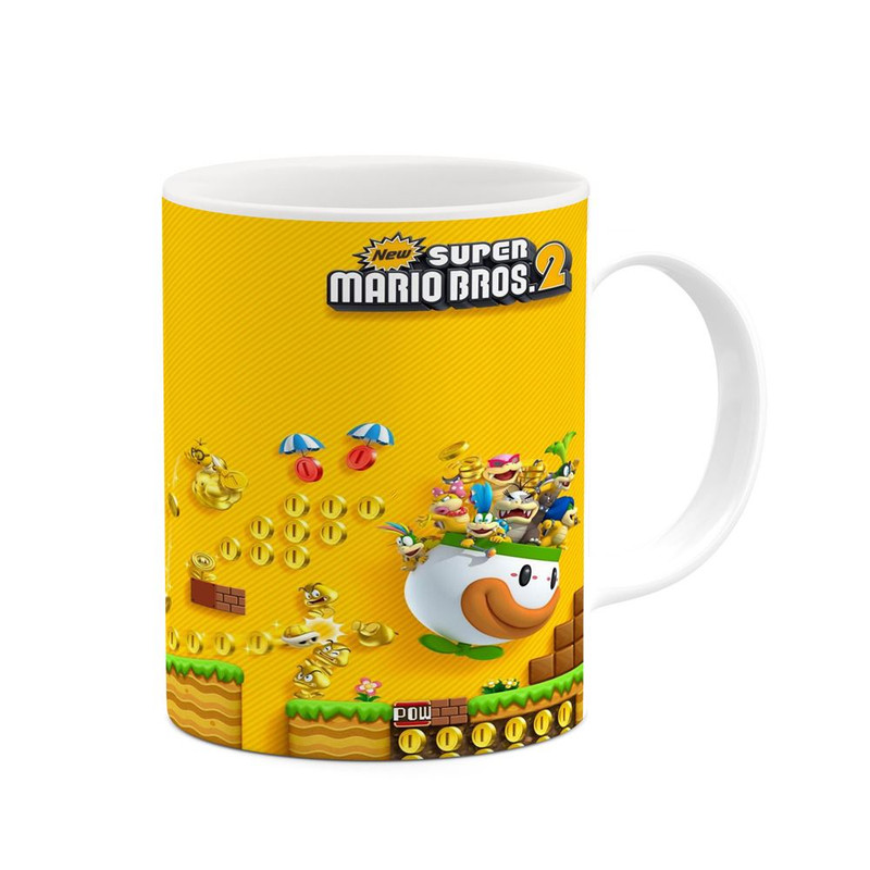 ماگ ( جعبه کادویی رایگان)  چیتوکالا مدل بازی سوپر ماریو Super Mario کد mgh30549