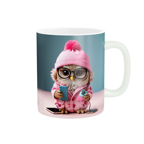 ماگ ( جعبه کادویی رایگان) زیگورات مدل جغد کد 2174