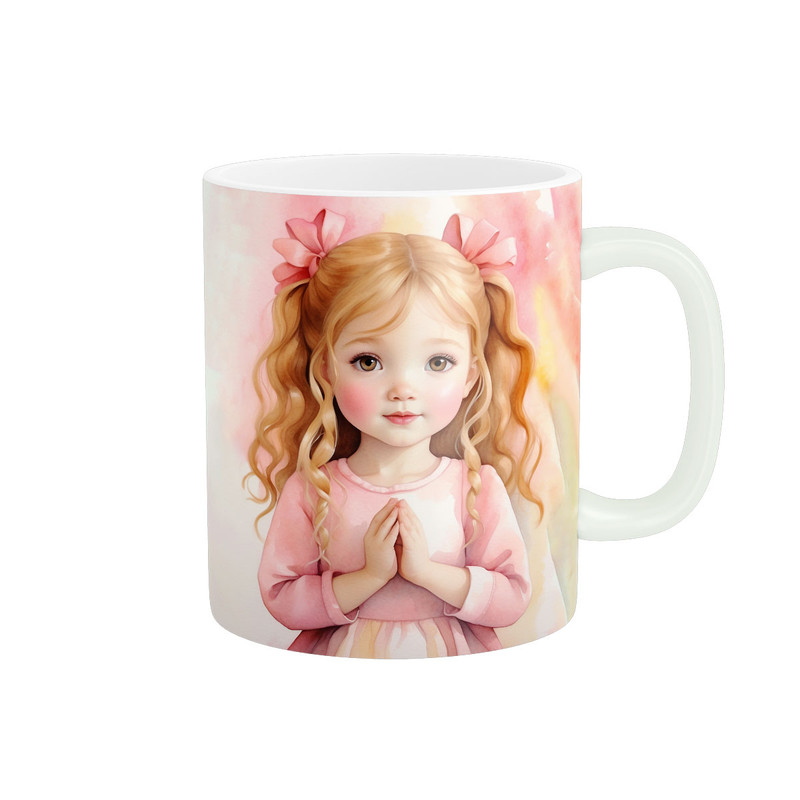 ماگ ( جعبه کادویی رایگان)  زیگورات مدل دخترانه کد 2181