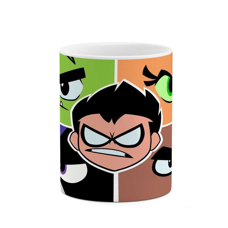 ماگ ( جعبه کادویی رایگان)  چیتوکالا مدل کارتون Teen Titans Go! کد mgh23345
