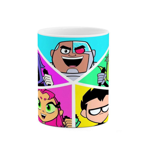ماگ ( جعبه کادویی رایگان) چیتوکالا مدل کارتون Teen Titans Go! کد mgh23371