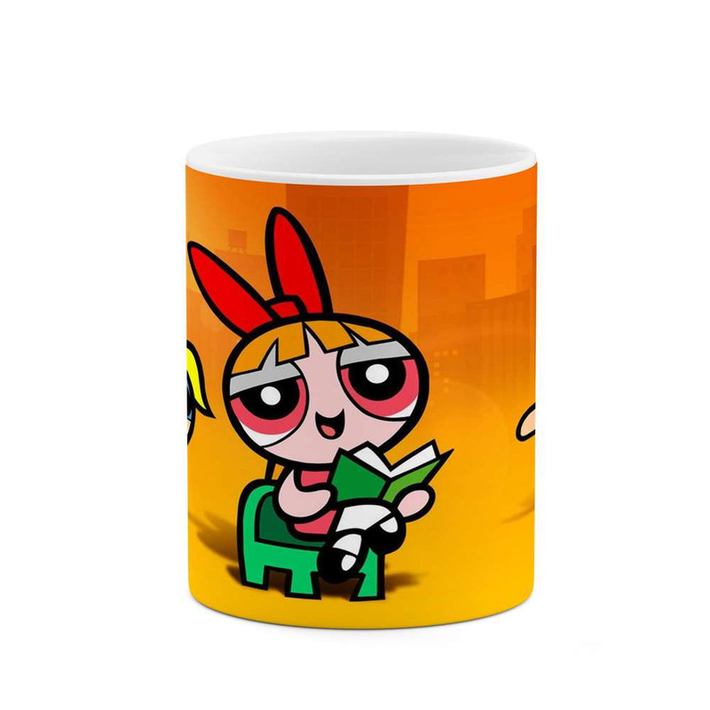 ماگ ( جعبه کادویی رایگان)  چیتوکالا مدل کارتون The Powerpuff Girls کد mgh23456