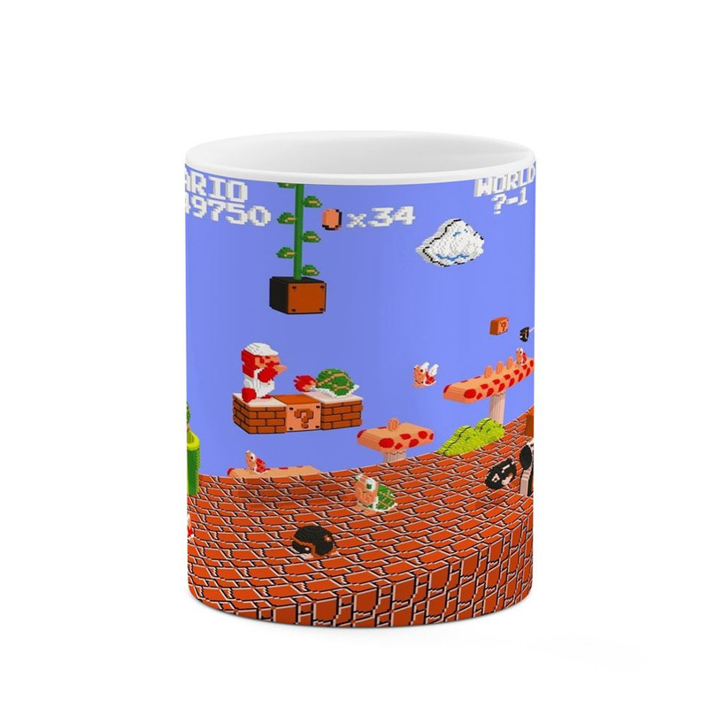 ماگ ( جعبه کادویی رایگان) ( جعبه کادویی رایگان) چیتوکالا مدل بازی سوپر ماریو Super Mario کد mgh30504
