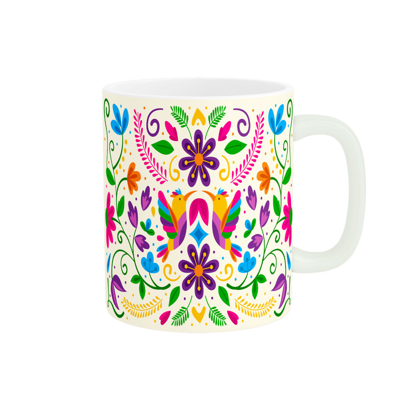 ماگ ( جعبه کادویی رایگان) ( جعبه کادویی رایگان) طرح پرندگان کد 918
