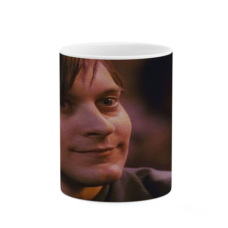ماگ ( جعبه کادویی رایگان) ( جعبه کادویی رایگان) چیتوکالا طرح Tobey Maguire مدل mgh27292