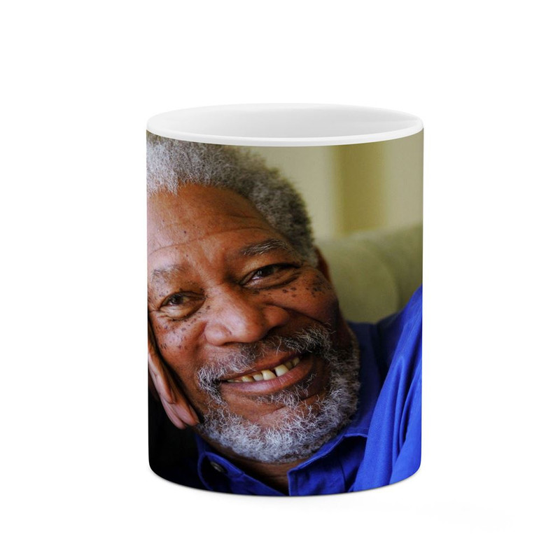 ماگ ( جعبه کادویی رایگان) ( جعبه کادویی رایگان) چیتوکالا طرح مورگان فریمن Morgan Freeman مدل mgh26981