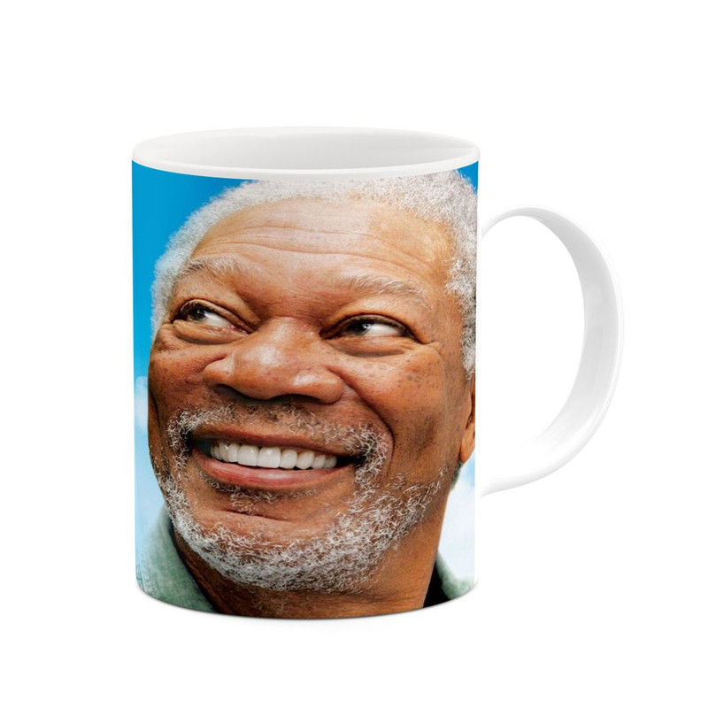 ماگ ( جعبه کادویی رایگان) ( جعبه کادویی رایگان) چیتوکالا طرح مورگان فریمن Morgan Freeman مدل mgh26992