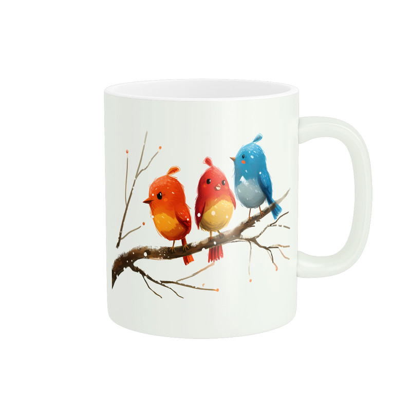 ماگ ( جعبه کادویی رایگان) ( جعبه کادویی رایگان) مدل پرنده کد 634