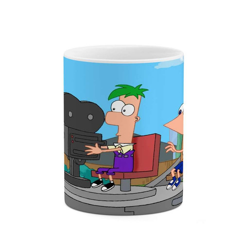 ماگ ( جعبه کادویی رایگان) ( جعبه کادویی رایگان) چیتوکالا مدل کارتون Phineas And Ferb کد mgh22929