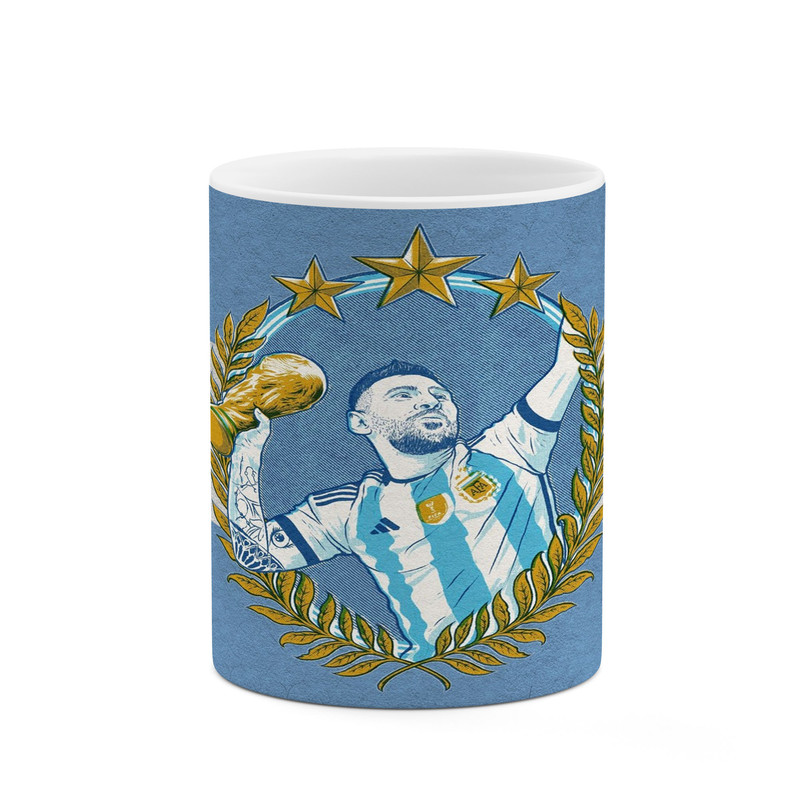 ماگ ( جعبه کادویی رایگان) ( جعبه کادویی رایگان) چیتوکالا طرح Leo Messi لئو مسی مدل mgh42446
