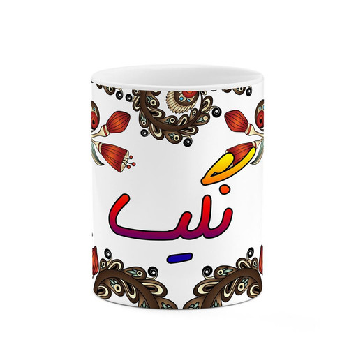 ماگ ( جعبه کادویی رایگان) ( جعبه کادویی رایگان) چیتوکالا مدل اسم نگیسا طرح سنتی گل و بته کد mgh48058