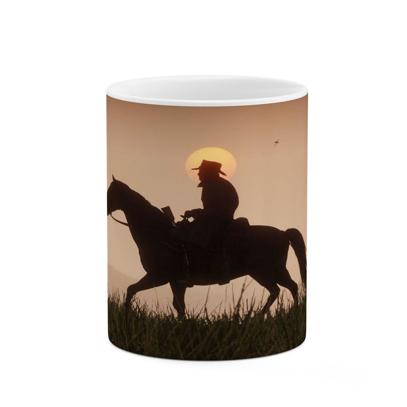 ماگ ( جعبه کادویی رایگان) ( جعبه کادویی رایگان) چیتوکالا مدل بازی رد دد Red Dead Redemption II کد mgh30056