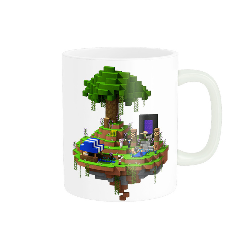 ماگ ( جعبه کادویی رایگان) ( جعبه کادویی رایگان) استلار طرح گیم ماینکرافت Minecraft  کد 0543