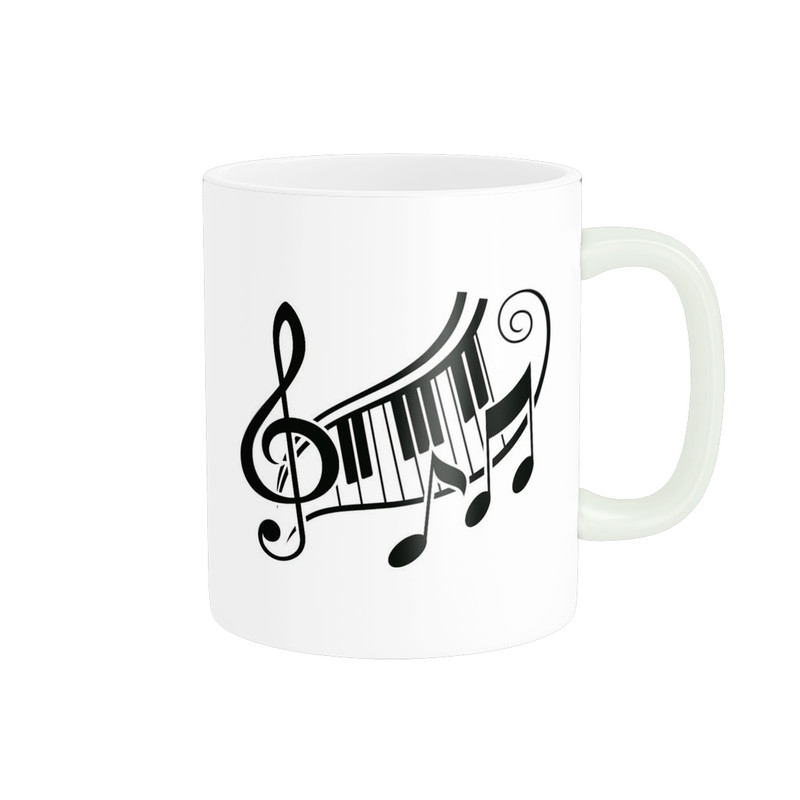 ماگ ( جعبه کادویی رایگان) ( جعبه کادویی رایگان) طرح موسیقی کد 34