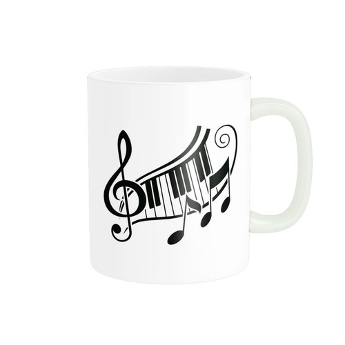 ماگ ( جعبه کادویی رایگان) ( جعبه کادویی رایگان) طرح موسیقی کد 34