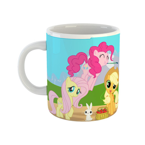 ماگ ( جعبه کادویی رایگان) ( جعبه کادویی رایگان) مدل پونی کوچولو طرح Pony4