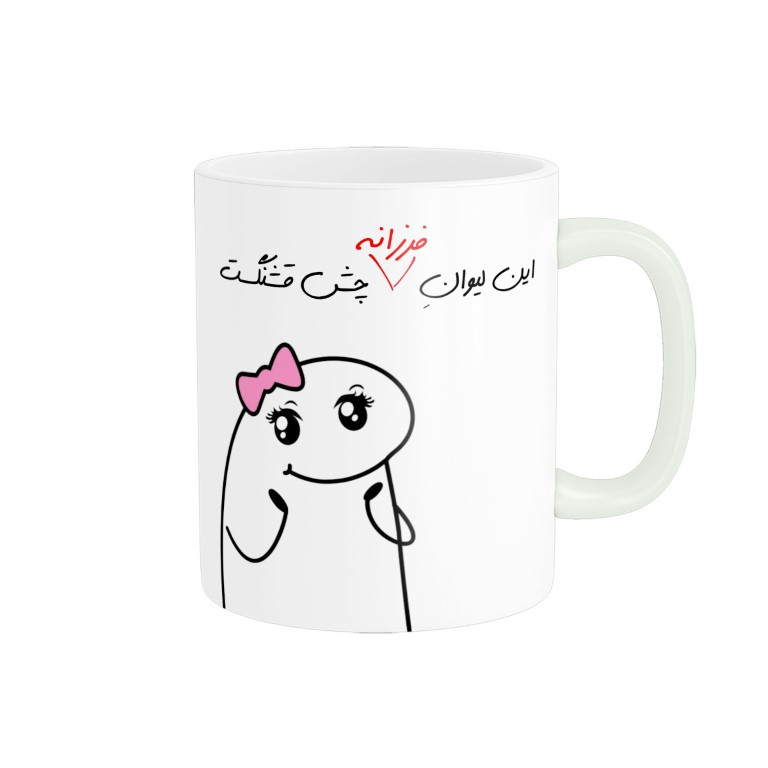 ماگ ( جعبه کادویی رایگان) ( جعبه کادویی رایگان) راسای مدل چشم قشنگ اسم فرزانه
