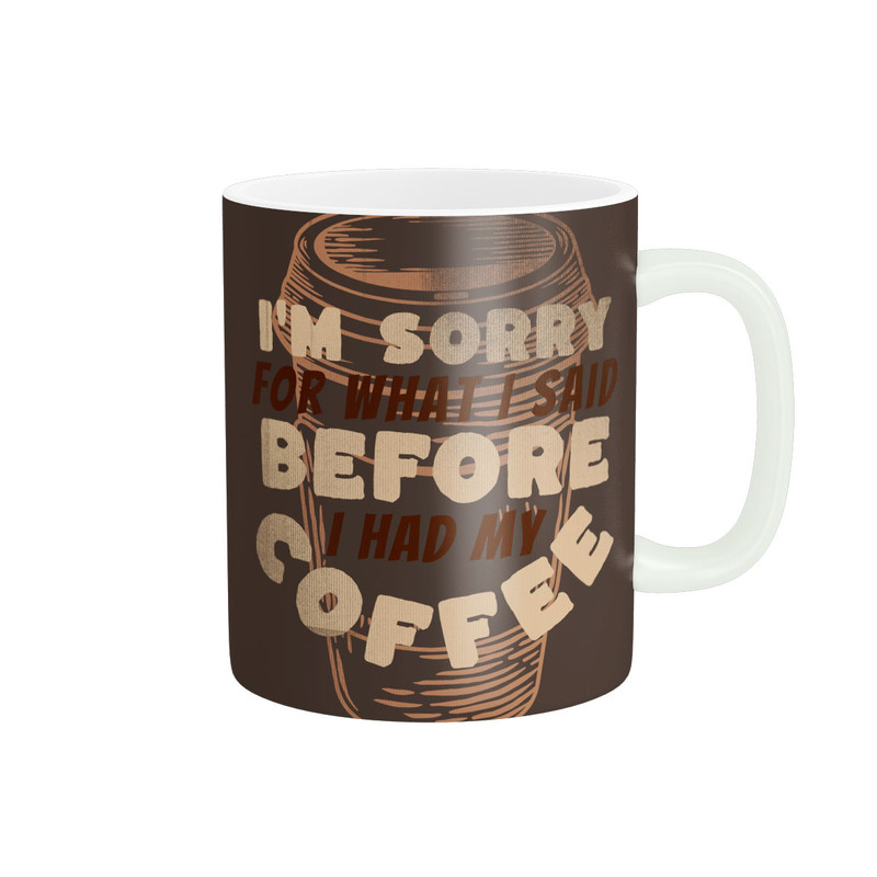 ماگ ( جعبه کادویی رایگان) ( جعبه کادویی رایگان) مدل قهوه coffee کد 516