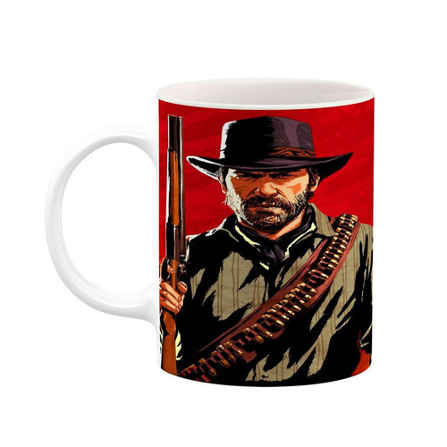 ماگ ( جعبه کادویی رایگان) ( جعبه کادویی رایگان) چیتوکالا مدل بازی رد دد Red Dead Redemption II کد mgh30076