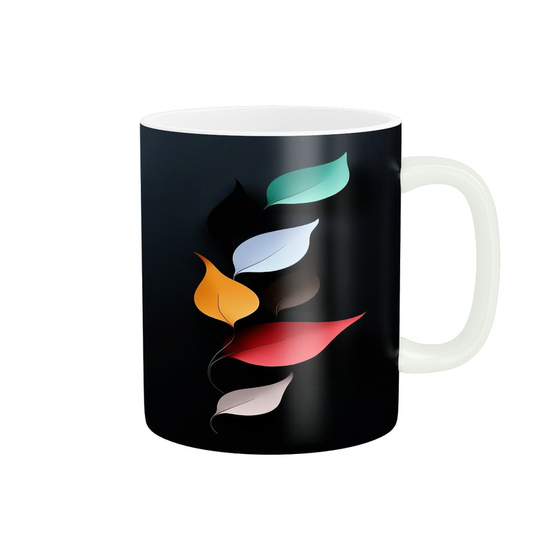 ماگ ( جعبه کادویی رایگان) ( جعبه کادویی رایگان) طرح گل کد 08
