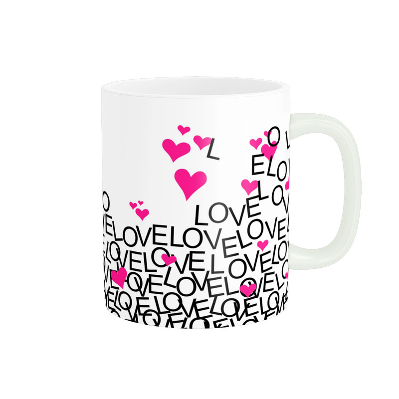 ماگ ( جعبه کادویی رایگان) ( جعبه کادویی رایگان) پاد آفرین طرح LOVE کد 5800