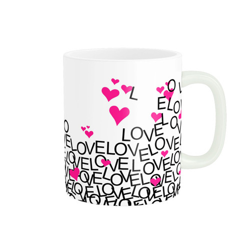 ماگ ( جعبه کادویی رایگان) ( جعبه کادویی رایگان) پاد آفرین طرح LOVE کد 5800