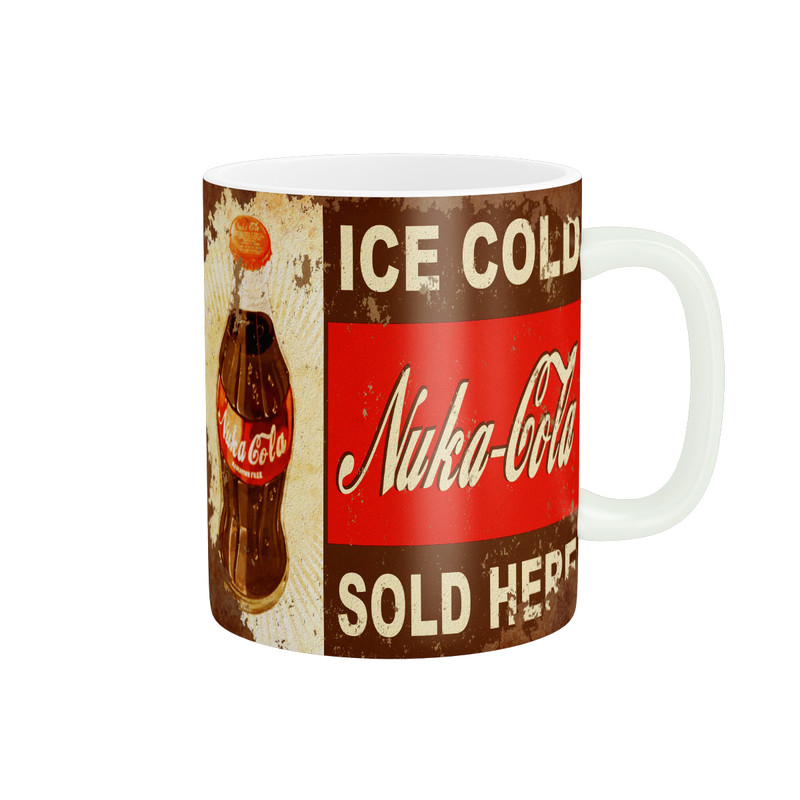 ماگ ( جعبه کادویی رایگان) ( جعبه کادویی رایگان) مدل فال اوت نوکا کولا Fallout Nuka Cola کد MG142