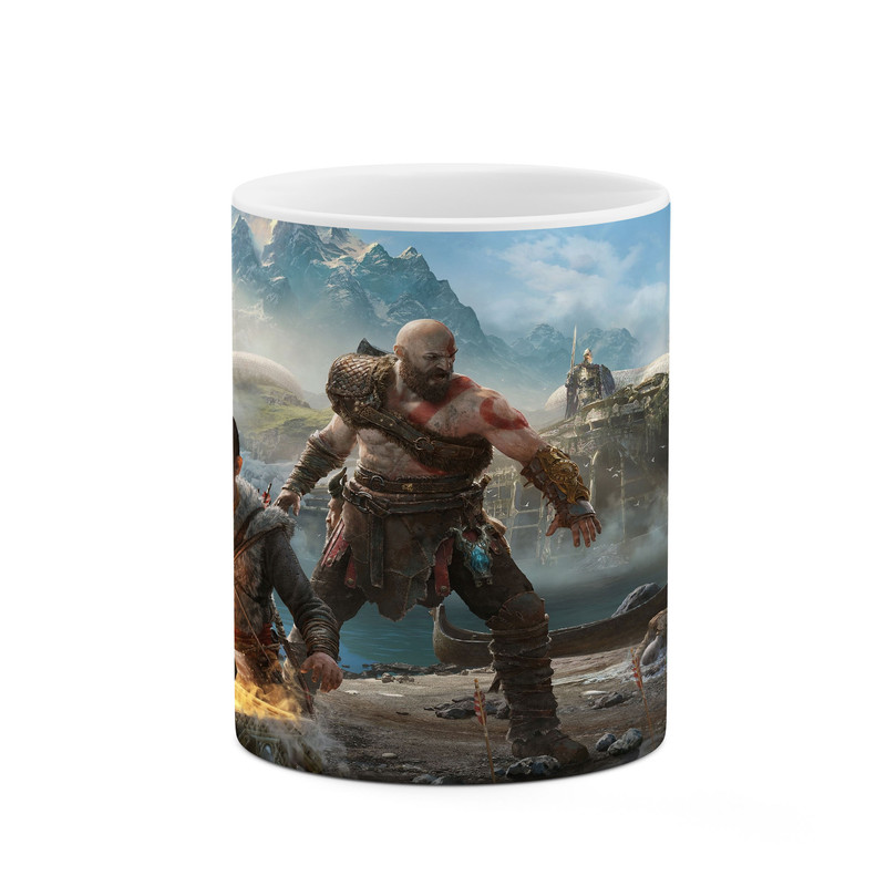 ماگ ( جعبه کادویی رایگان) ( جعبه کادویی رایگان) چیتوکالا طرح گاد آف وار God Of War مدل mgh40833