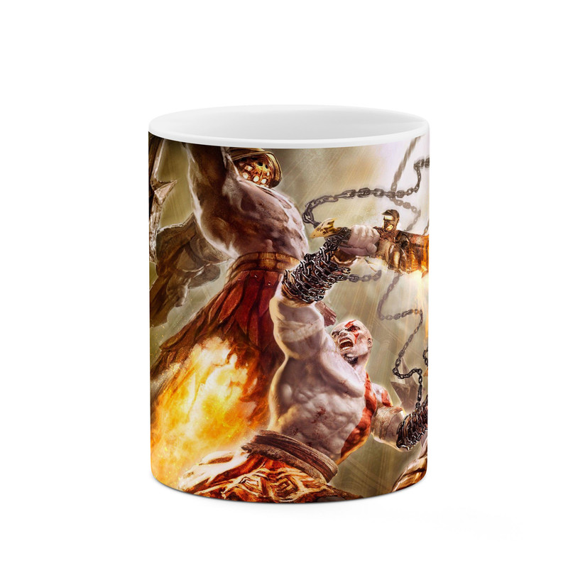 ماگ ( جعبه کادویی رایگان) ( جعبه کادویی رایگان) چیتوکالا طرح گاد آف وار God Of War مدل mgh40997