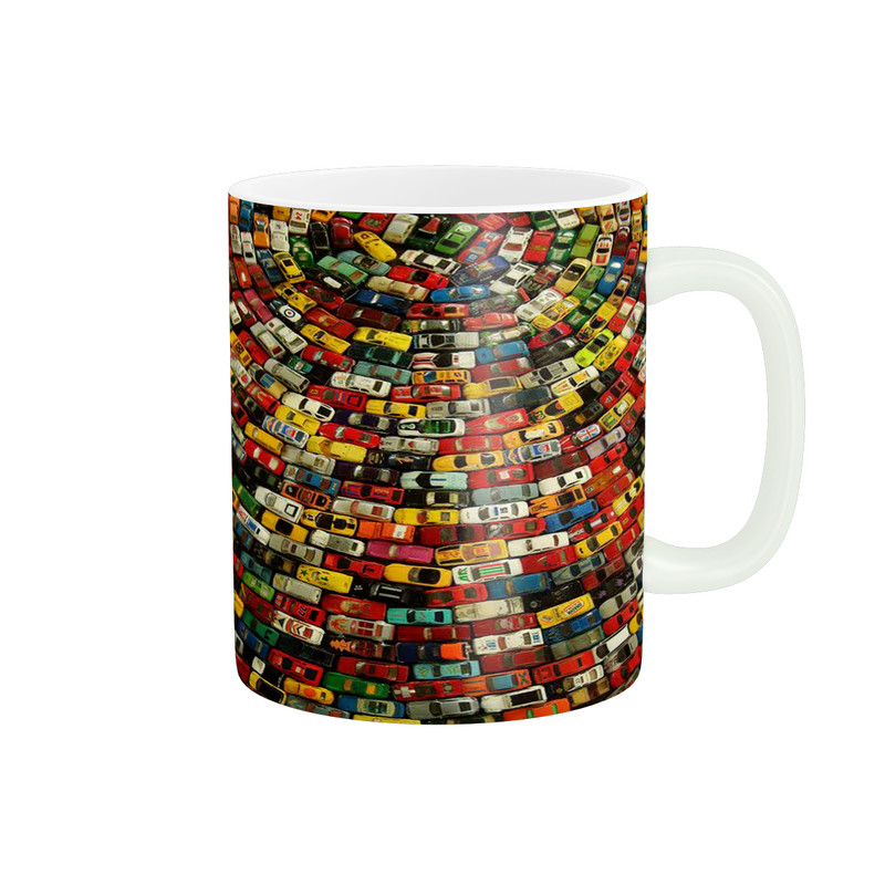 ماگ ( جعبه کادویی رایگان) ( جعبه کادویی رایگان) طرح کلکسیون ماشین کد M759