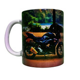 ماگ ( جعبه کادویی رایگان) ( جعبه کادویی رایگان) طرح موتور سیکلت SUZUKI GIXXER 150