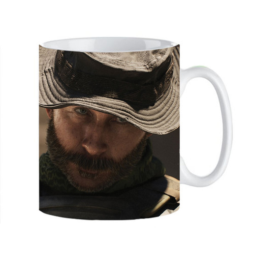 ماگ ( جعبه کادویی رایگان) ( جعبه کادویی رایگان) طرح captain price کد 253