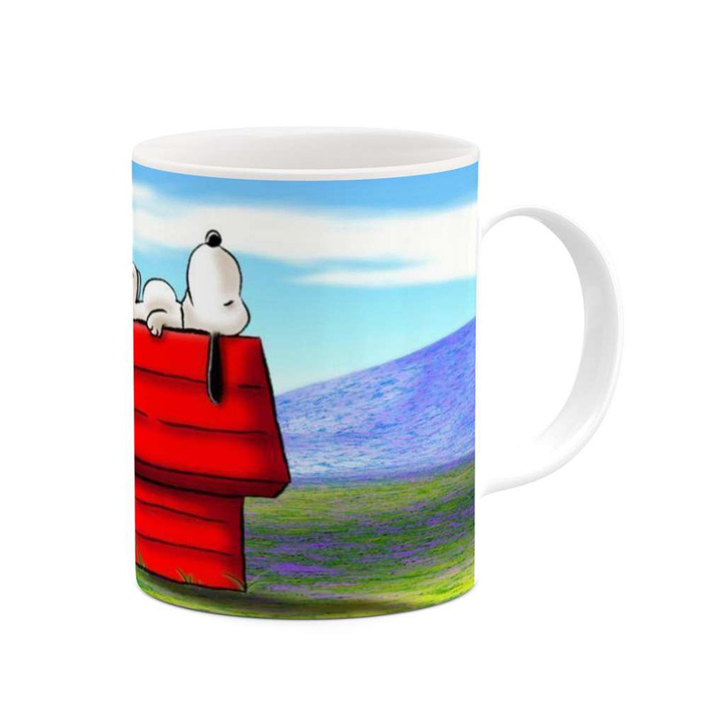 ماگ ( جعبه کادویی رایگان) ( جعبه کادویی رایگان) چیتوکالا مدل کارتون Snoopy کد mgh23103