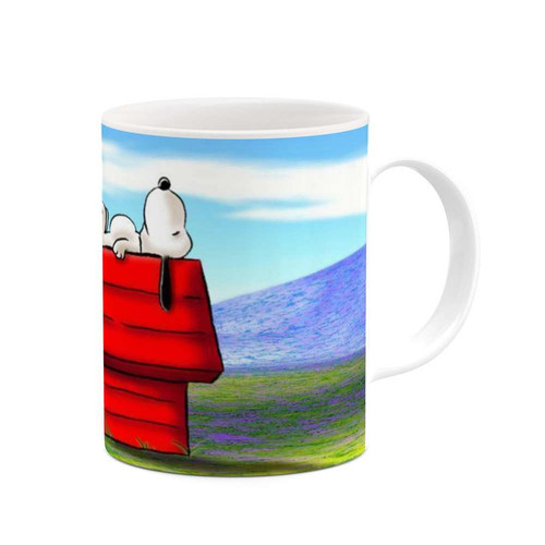 ماگ ( جعبه کادویی رایگان) ( جعبه کادویی رایگان) چیتوکالا مدل کارتون Snoopy کد mgh23103