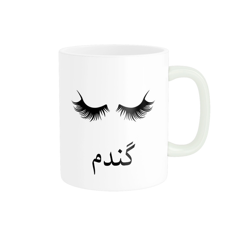 ماگ ( جعبه کادویی رایگان) ( جعبه کادویی رایگان) ناریکو مدل لیوان شخصی طرح اسم گندم کد 014033