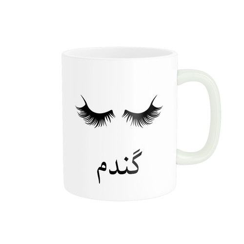 ماگ ( جعبه کادویی رایگان) ( جعبه کادویی رایگان) ناریکو مدل لیوان شخصی طرح اسم گندم کد 014033
