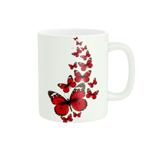 ماگ ( جعبه کادویی رایگان) ( جعبه کادویی رایگان) زیگورات مدل پروانه کد 2672