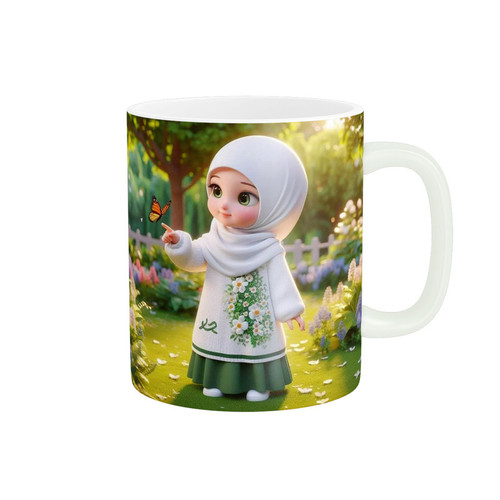 ماگ ( جعبه کادویی رایگان) ( جعبه کادویی رایگان) زیگورات مدل دختر کد 2689