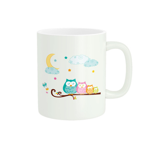 ماگ ( جعبه کادویی رایگان) ( جعبه کادویی رایگان) طرح جغد کد 386