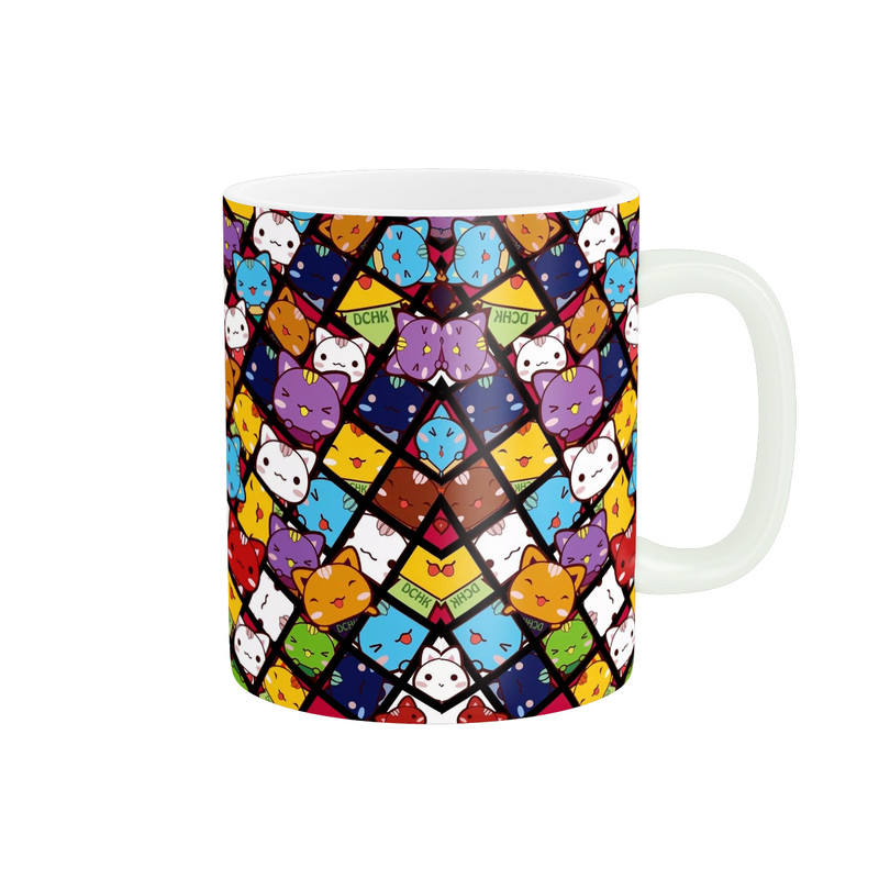 ماگ ( جعبه کادویی رایگان) ( جعبه کادویی رایگان) زیگورات مدل فانتزی کد 1737