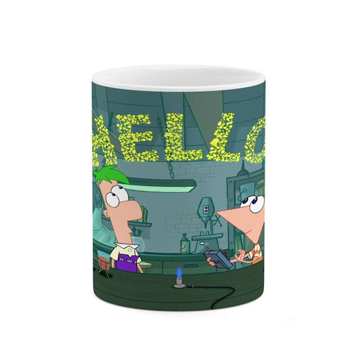 ماگ ( جعبه کادویی رایگان) ( جعبه کادویی رایگان) چیتوکالا مدل کارتون Phineas And Ferb کد mgh22918