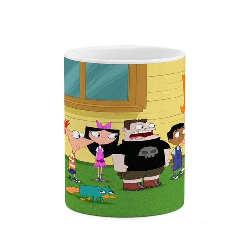 ماگ ( جعبه کادویی رایگان) ( جعبه کادویی رایگان) چیتوکالا مدل کارتون Phineas And Ferb کد mgh22923